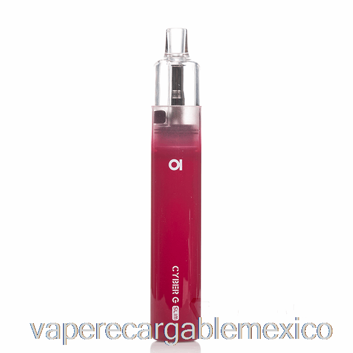 Vape Recargable Aspire Cyber G Slim Pod System Violeta Rojo